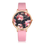 Rose Gold Women Casual Quartz Wrist Watch