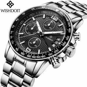 WISHDOIT Quartz Men Wristwatch