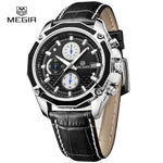 MEGIR Quartz Men Sport Wrist Watch