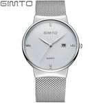 Luxury GIMTO Ladies Rose Gold Casual WristWatch