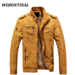 WEBONTINAL Casual Man Jackets Velvet Outerwear