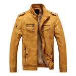 WEBONTINAL Casual Man Jackets Velvet Outerwear