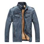 WEBONTINAL Casual Man Jackets Velvet Outerwear