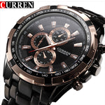 Fashion Curren Luxury Man quartz Wristwatch